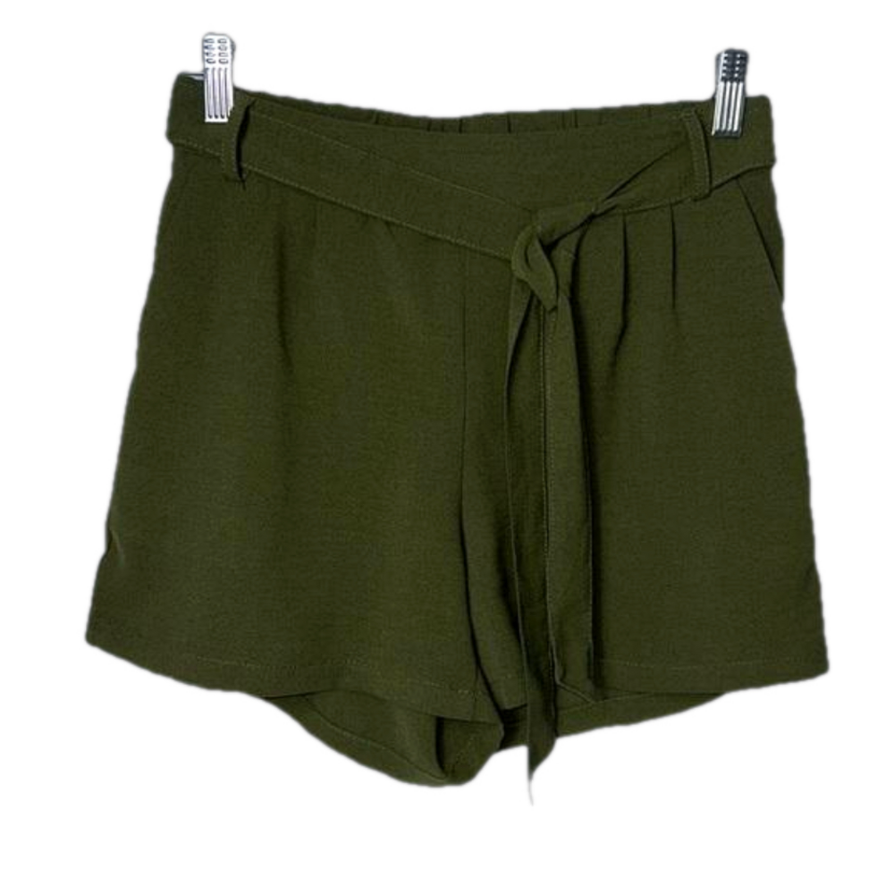 Dressy Olive Green Shorts